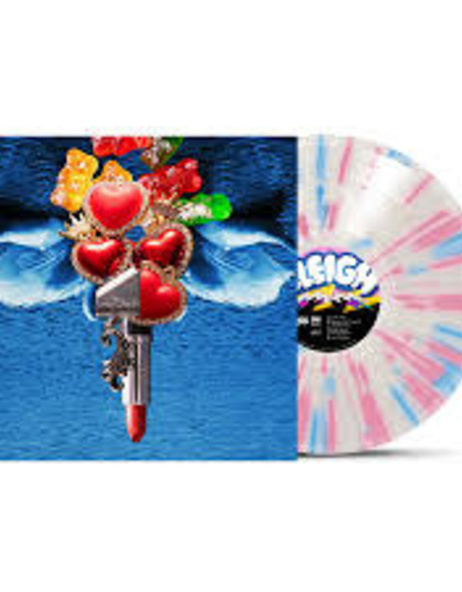 Sleigh Bells- Bunky Becky Birthday Boy (Clear W/ Pink & Blue Splatter Vinyl)