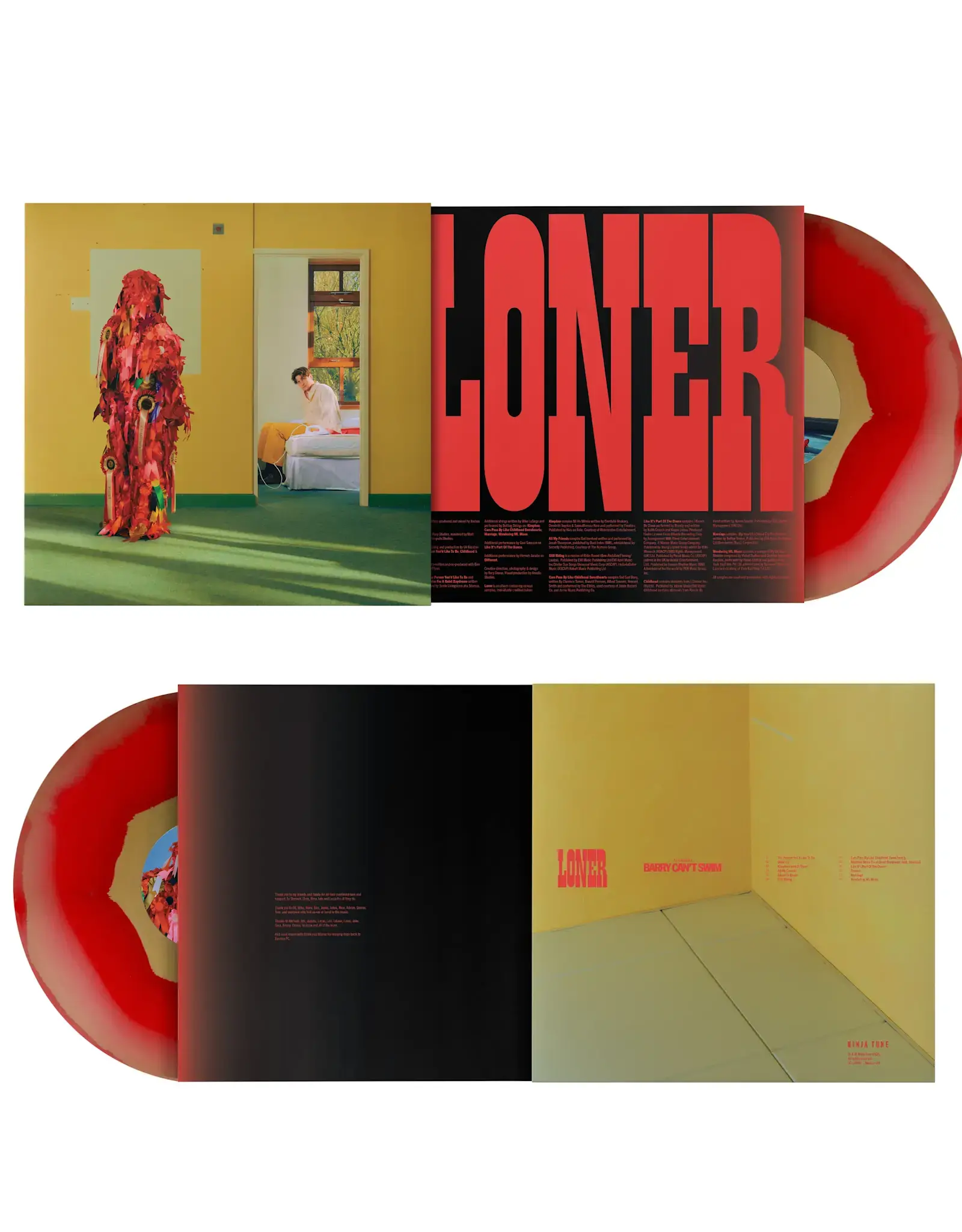 Barry Can't Swim - Loner (INDIE EXCLUSIVE, GOLD + RED 'INK SPOT' VINYL)