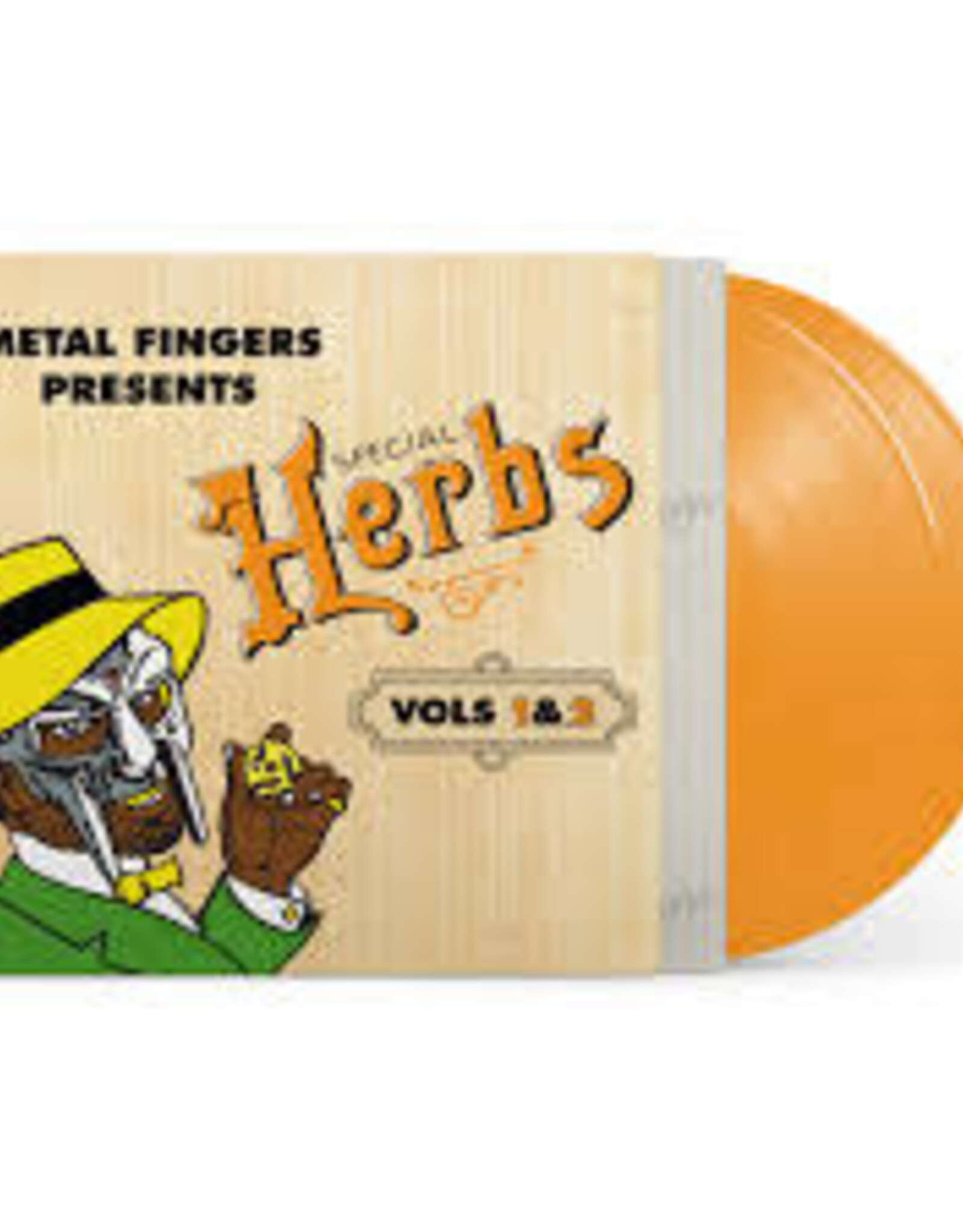 MF DOOM - Metal Fingers Presents: Special Herbs Vol. 1 & 2 (Mustard Yellow Vinyl)