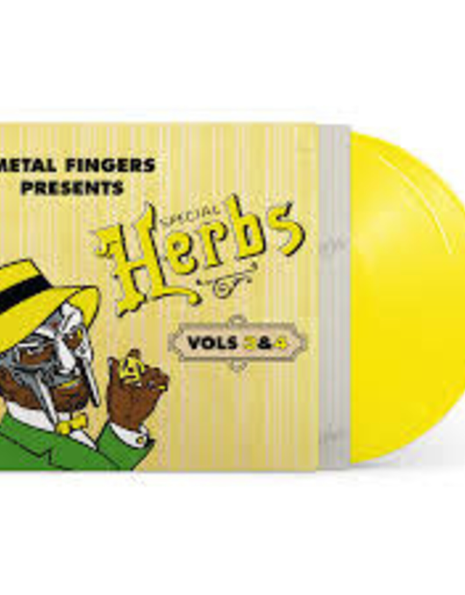 MF DOOM - Metal Fingers Presents: Special Herbs Vol. 3 & 4 (Lemon Yellow Vinyl)