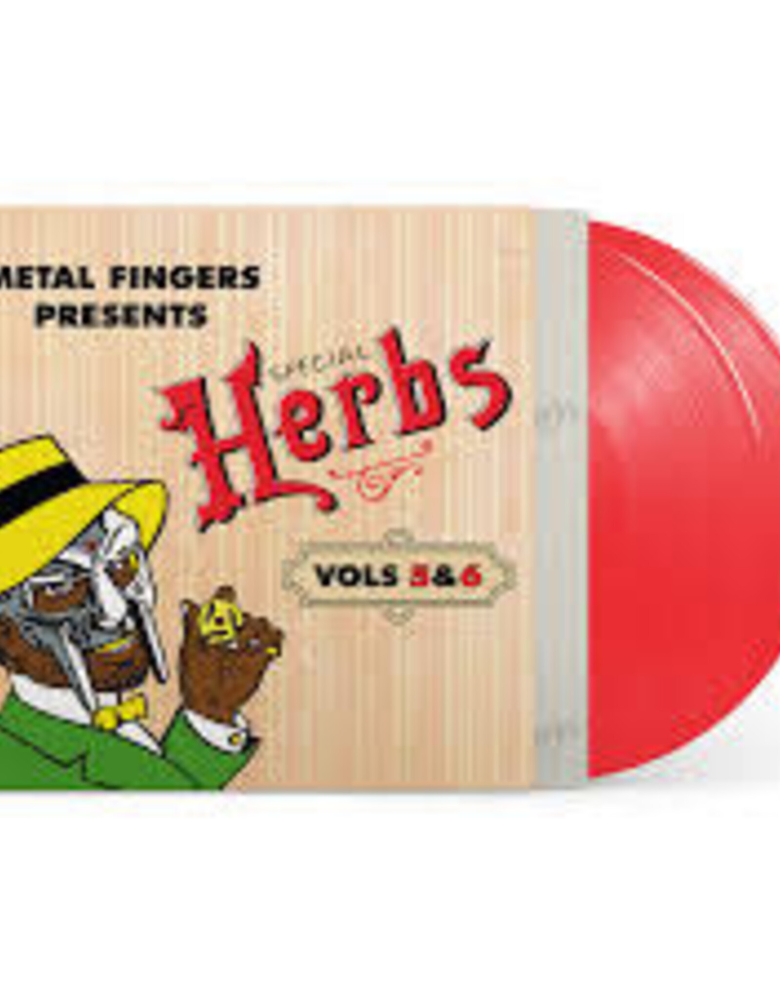MF DOOM - Metal Fingers Presents: Special Herbs Vol. 5 & 6 (Apple Red Vinyl)