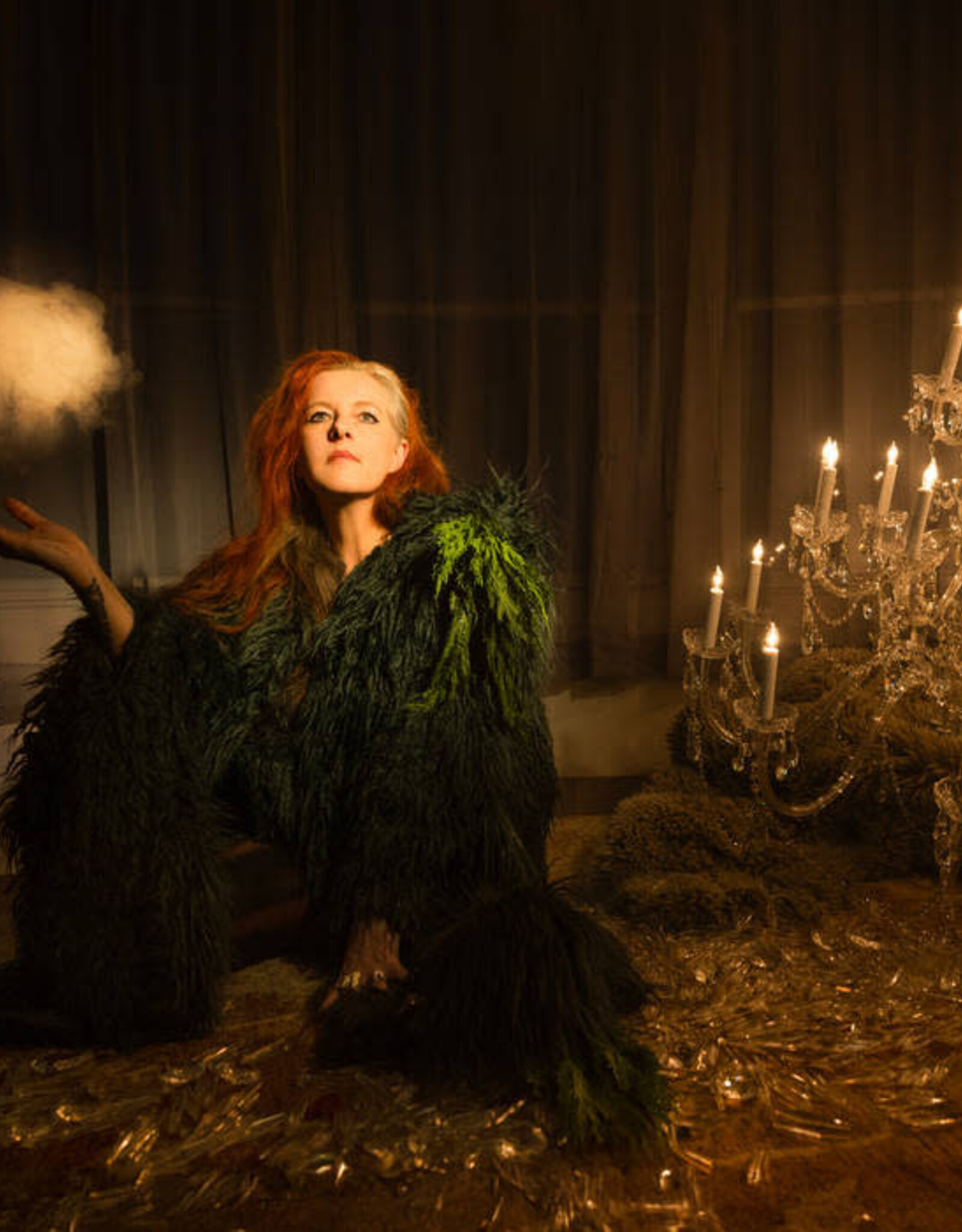 Neko Case - Neon Grey Midnight Green (Clear Frosted)