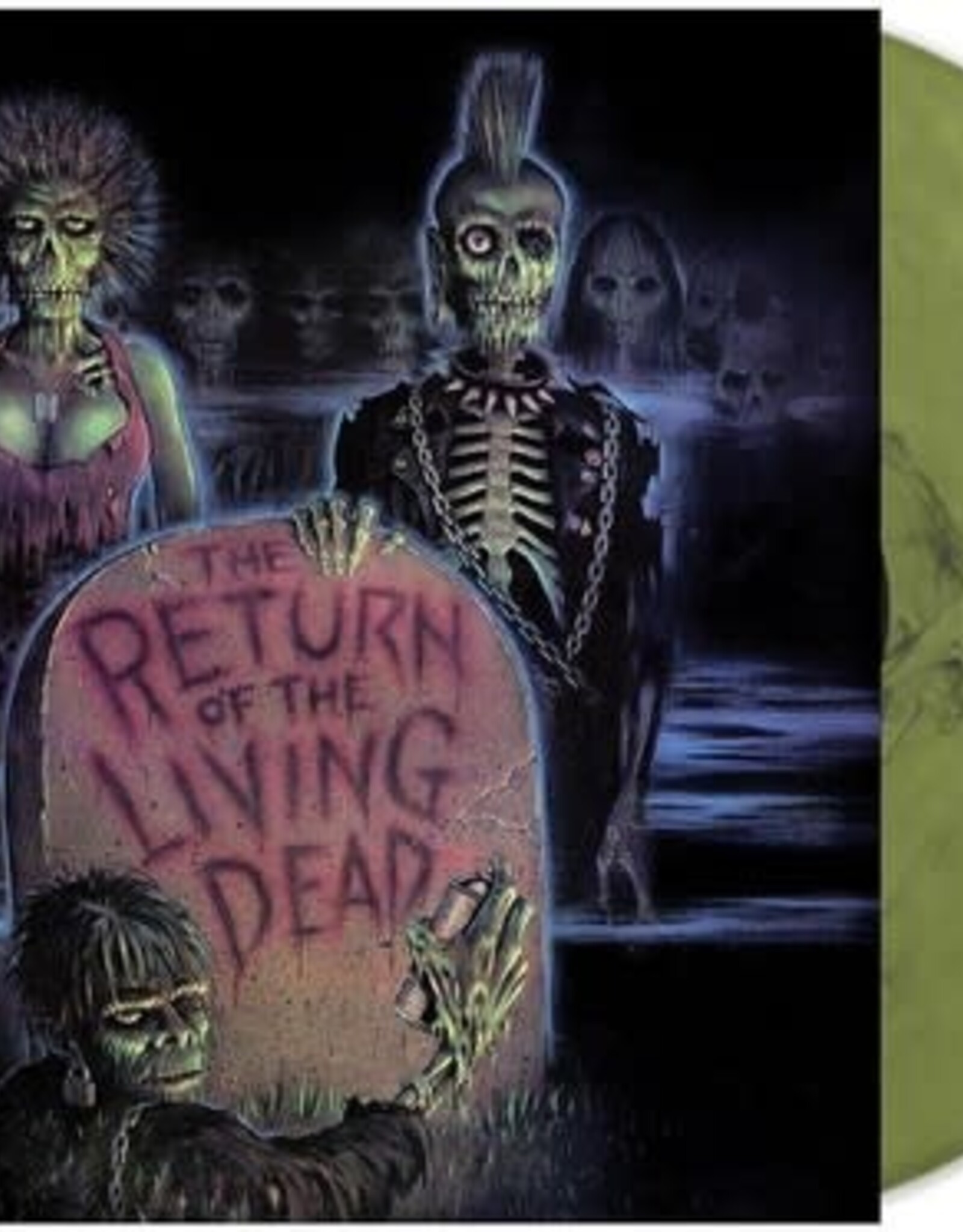 Various Artists - The Return of the Living Dead--Original Soundtrack (GREEN W/ BLACK "TOXIC WASTE" VINYL)