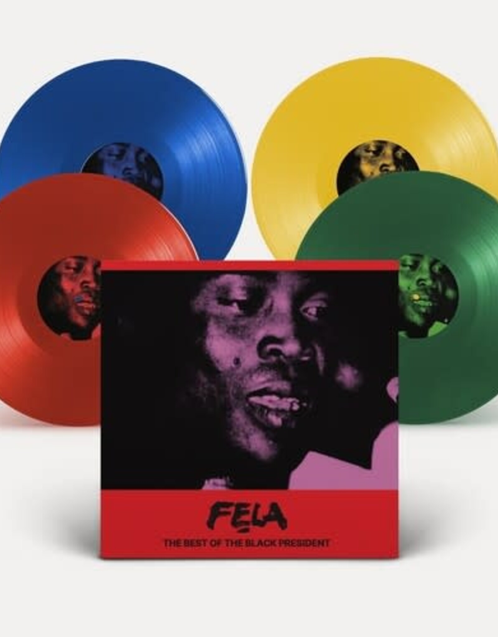 Fela Kuti - Best of the Black President (Color Vinyl, Red, Green, Blue, Yellow)