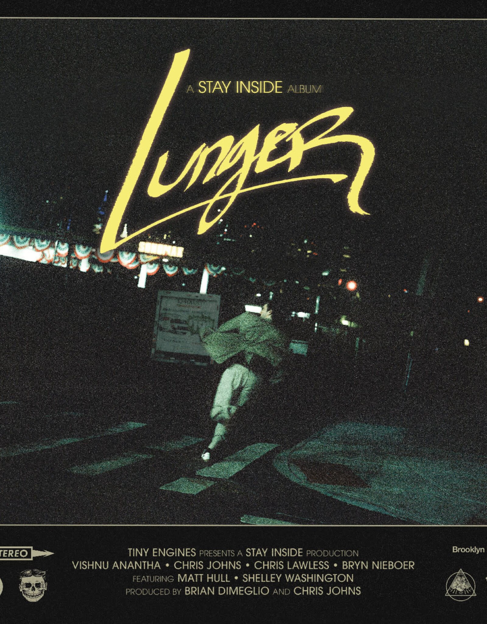 Stay Inside - Lunger (YELLOW + GLITTER VINYL)