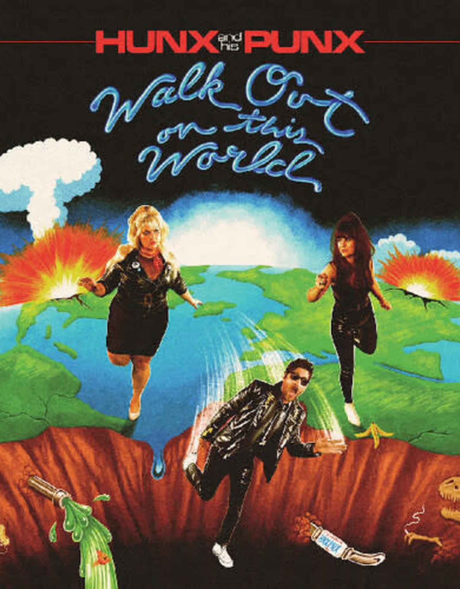 Hunx and His Punx - Walk Out On This World (Vinyl, Red, Poster)
