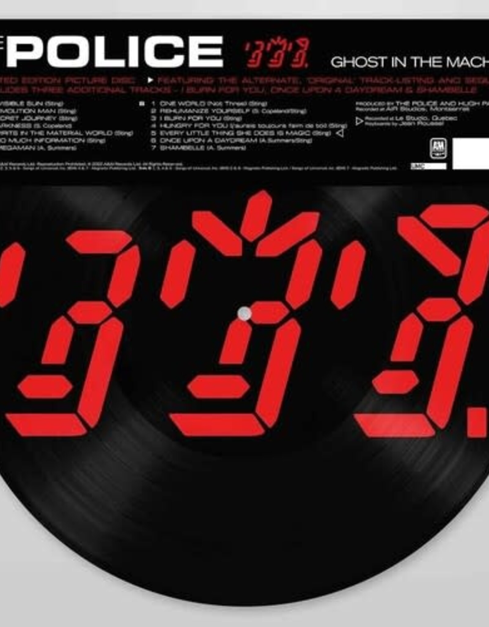 The Police - Ghost in the Machine (Limited Edition Picture Disc)