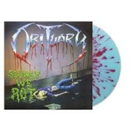 Obituary- Slowly We Rot (Corpse Blue with Blood Spatter Vinyl)
