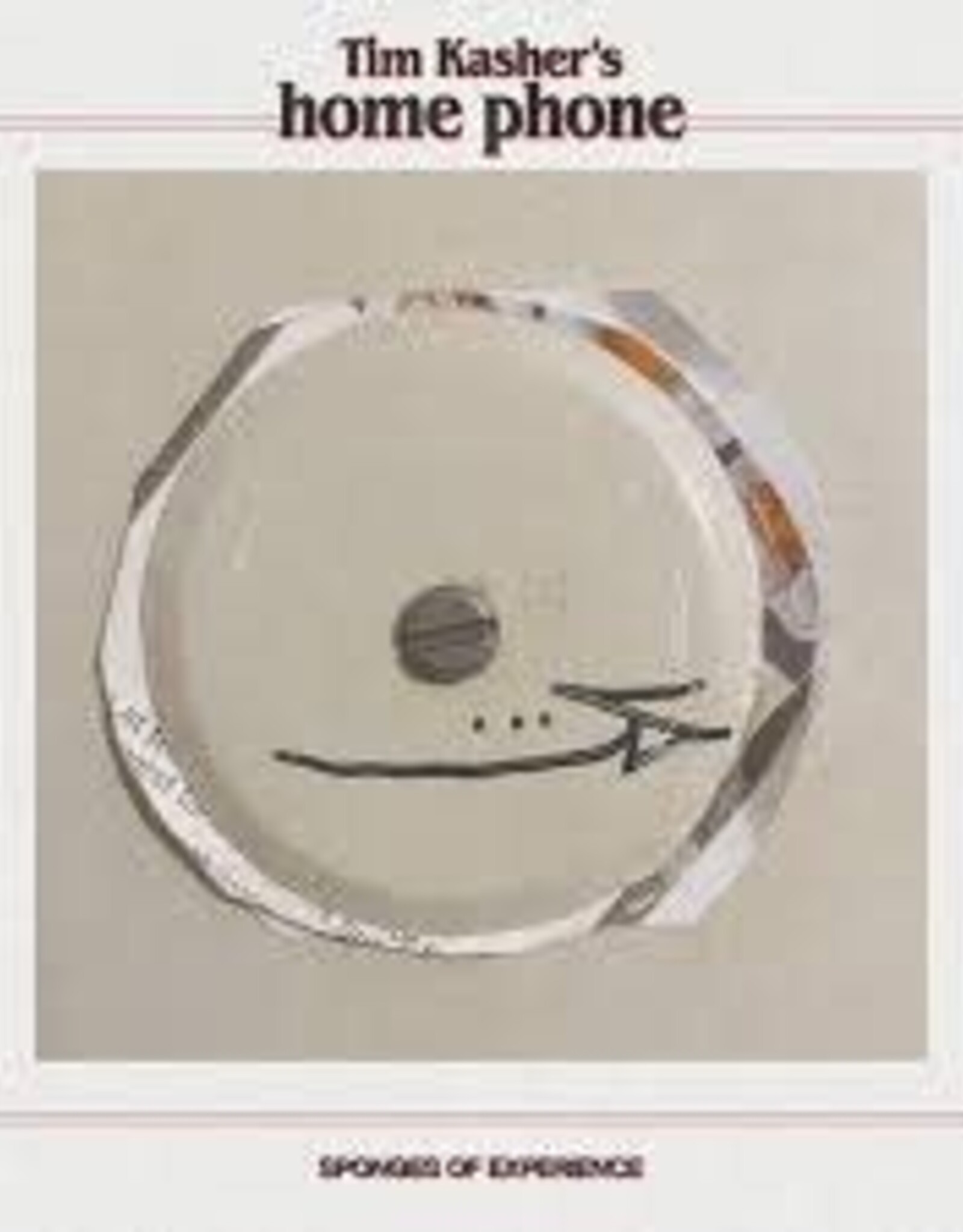 Tim Kasher - Sponges of Experience (INDIE EXCLUSIVE, CREAM & TAN HALF/HALF VINYL)