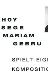 Emahoy Tsege Mariam Gebru -Spielt Eigen Kompositionen- LP