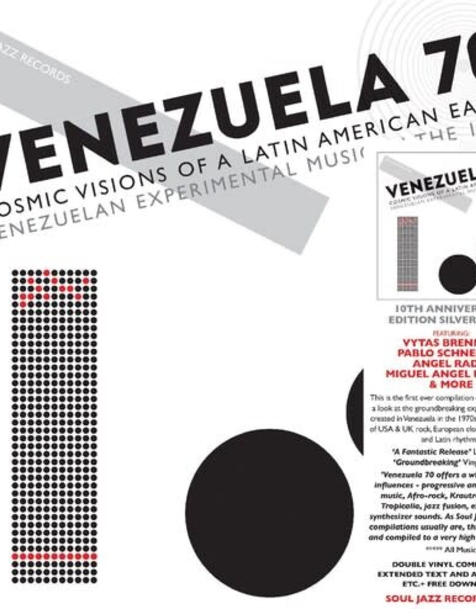 Soul Jazz Records presents - VENEZUELA 70: Cosmic Visions Of A Latin American Earth - Venezuelan Experimental Rock In The 1970s (SILVER VINYL)