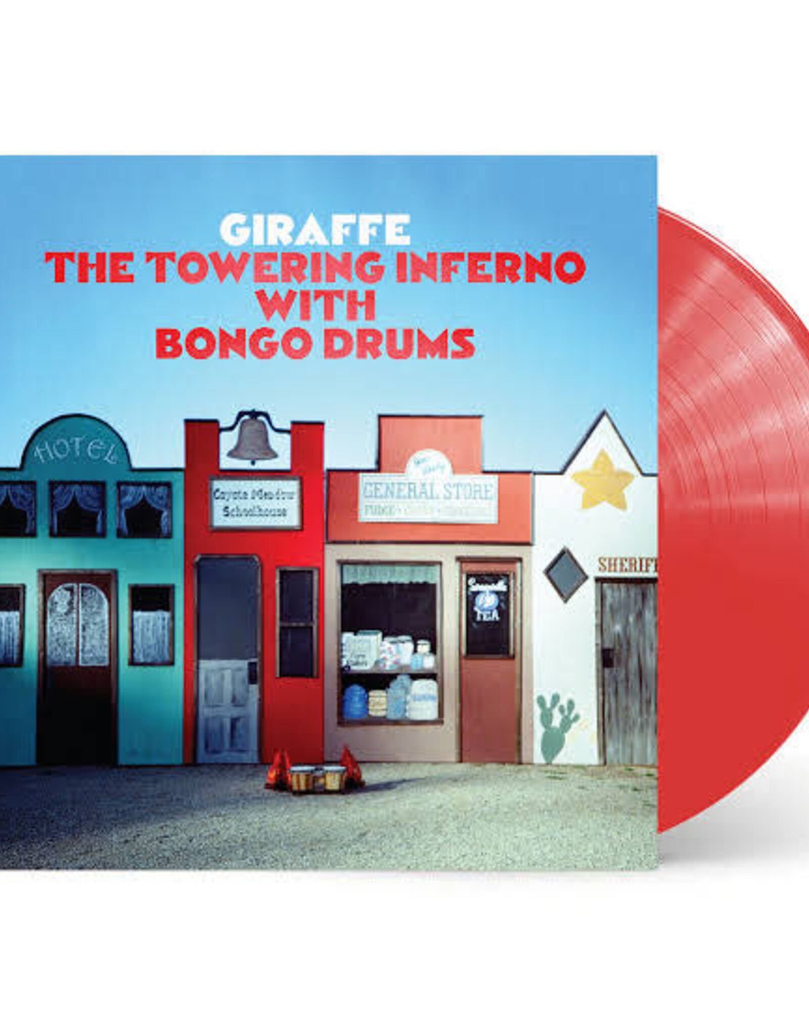 Giraffe  - The Towering Inferno With Bongo Drums -  (Transparent Red Vinvl IP)
