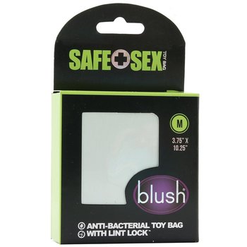 blush Safe Sex Antibacterial Toy Bag in M
