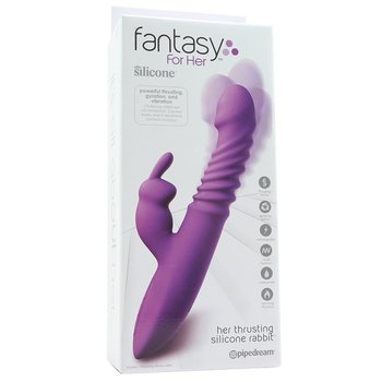 Fantasy For Her Thrusting Silicone Rabbit Vibe