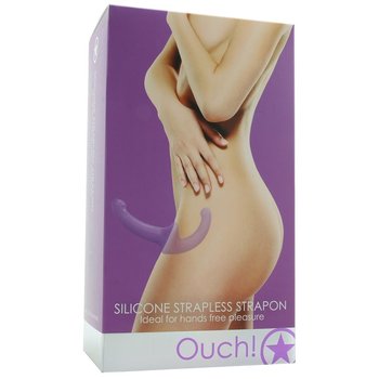 Ouch! Silicone Strapless Strap-On in Purple