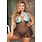 Shirley of Hollywood Sheer This! Turquoise Babydoll-OSXL