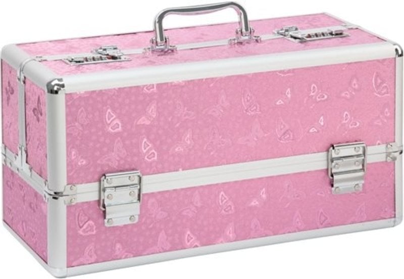 Large Lockable Vibrator Case, Pink