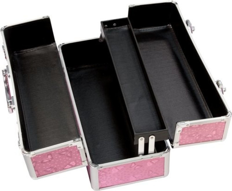 Large Lockable Vibrator Case, Pink