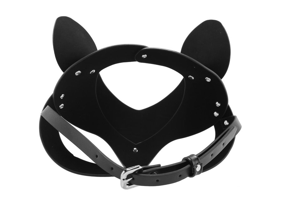 Tailz Black Cat Tail Anal Plug & Mask Set