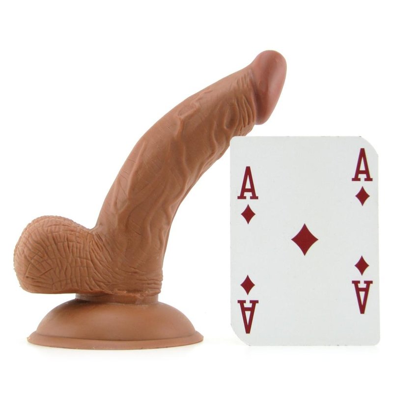 All American Mini Whoppers 5 Inch Curved Dildo