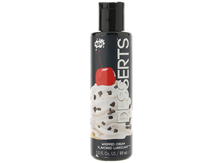 Desserts Flavored Lube 3oz/89ml in Whipped Cream