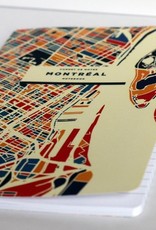 CAHIER DE NOTES CARTOGRAPHIE MONTRÉAL : COULEUR