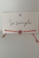 BRACELET AVEC PIERRE : RHODO