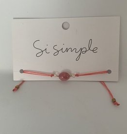 BRACELET AVEC PIERRE : RHODO