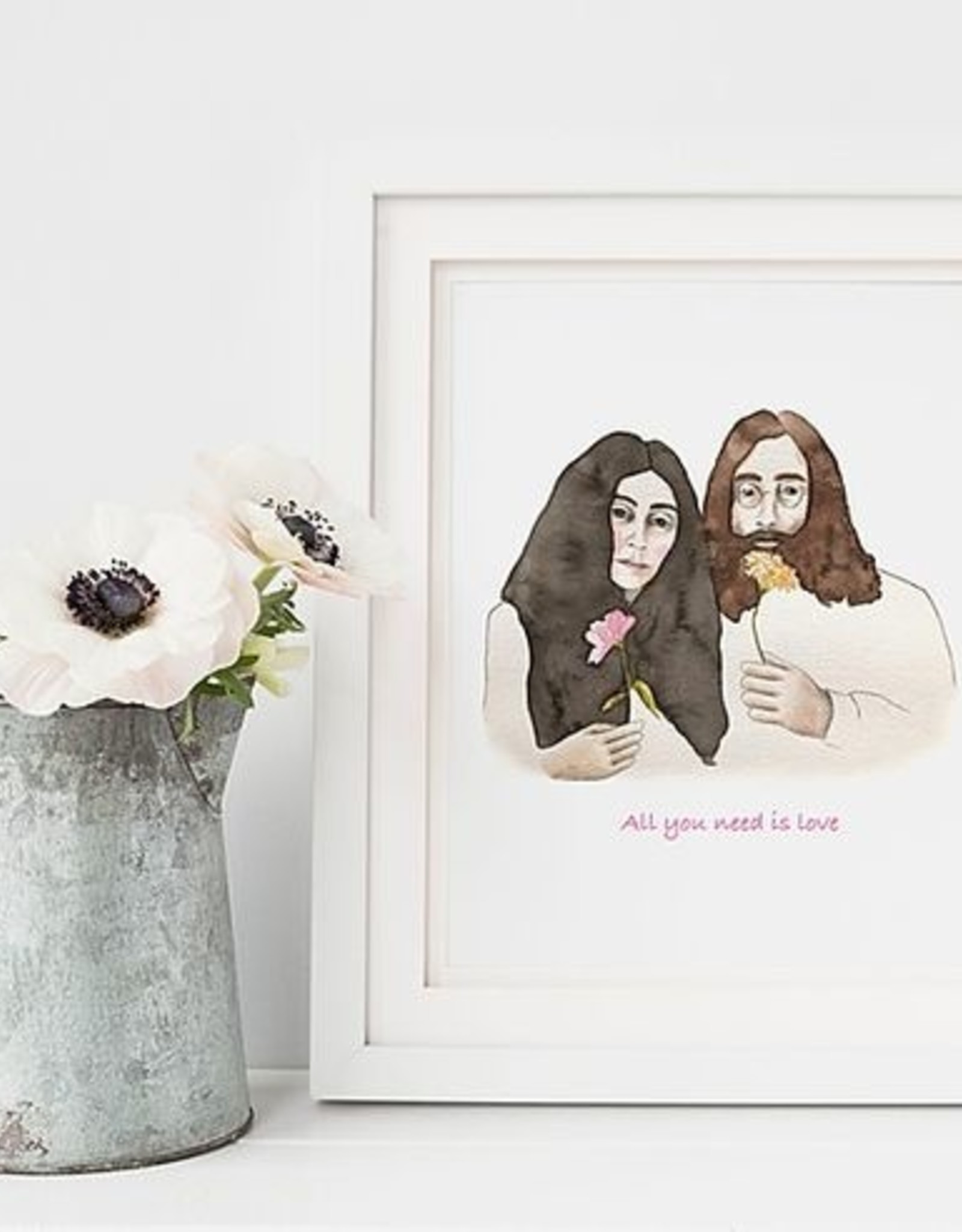 AFFICHE JOHN & YOKO : 8 X 10