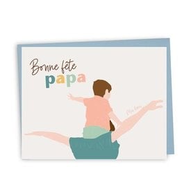 CARTE DE SOUHAITS :  BONNE FÊTE PAPA