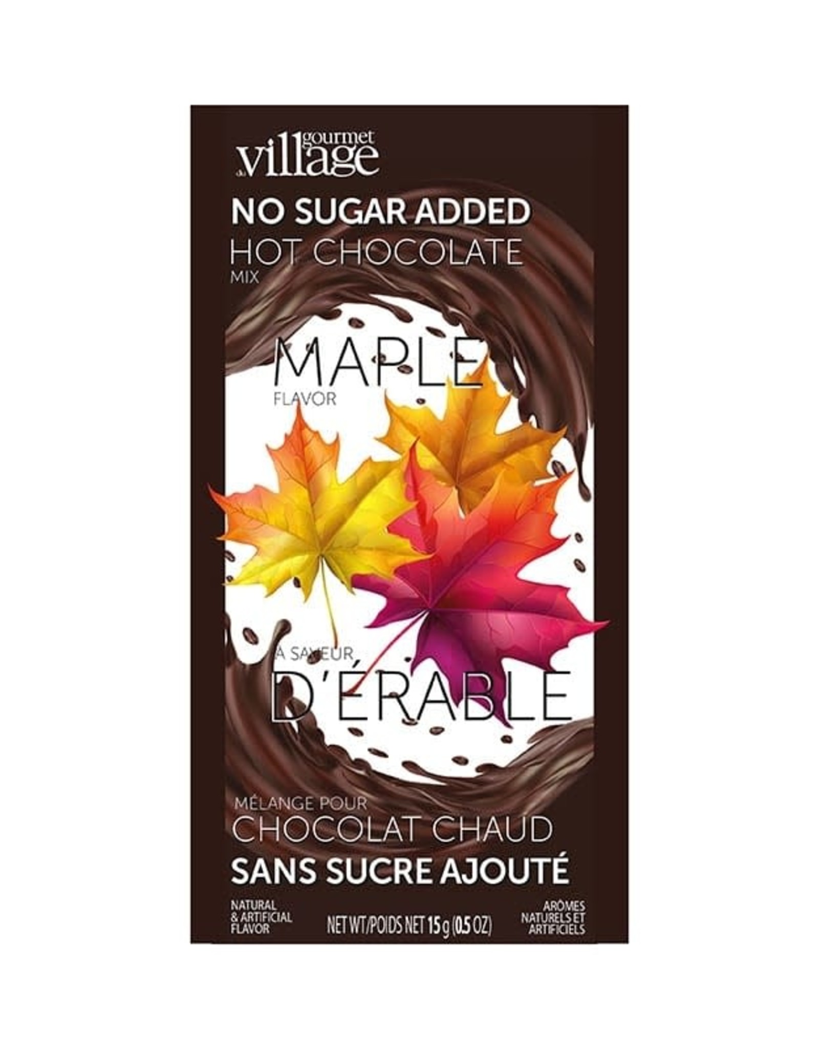 MÉLANGE POUR CHOCOLAT CHAUD : ÉRABLE SANS SUCRE AJOUTÉ