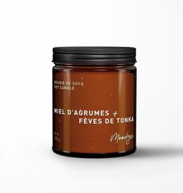 Moodgie BOUGIE : MIEL D'AGRUMES + FÈVES DE TONKA