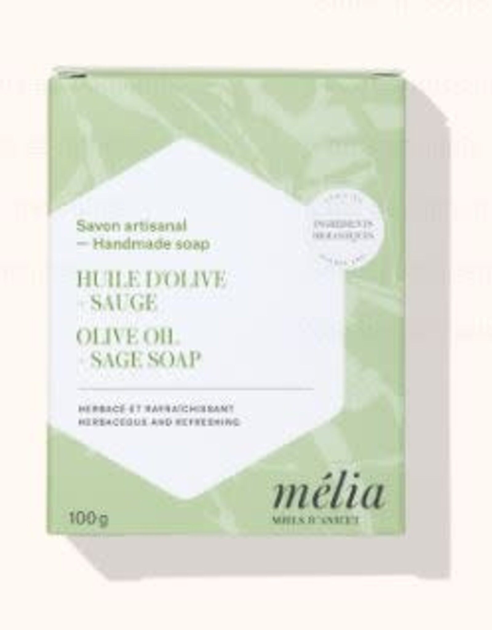 SAVON HUILE D'OLIVE + SAUGE