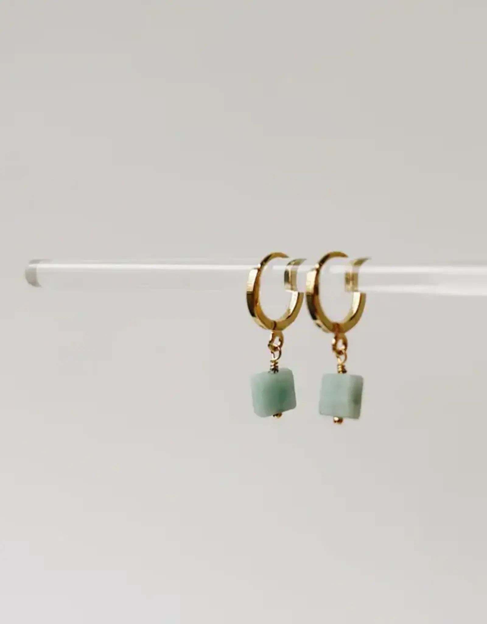 BOUCLES D'OREILLES : LIO VERT