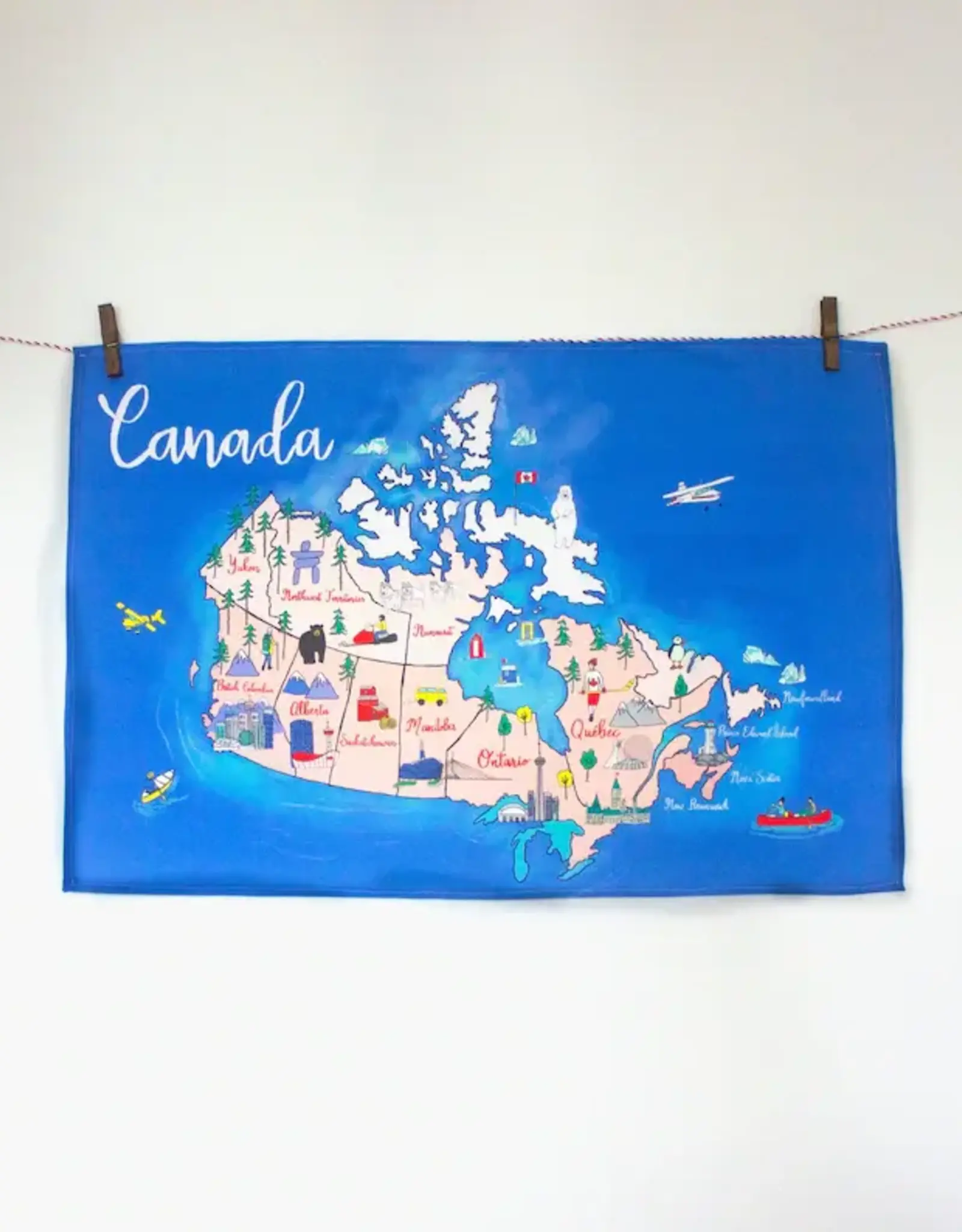 Creationz by Catherine LINGE À VAISSELLE : MAP CANADA