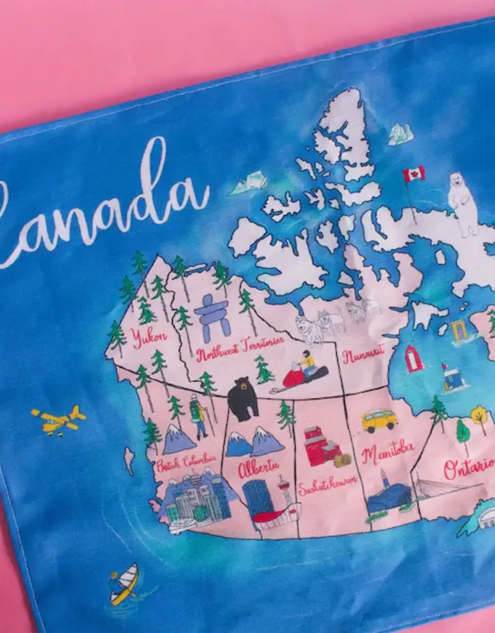 Creationz by Catherine LINGE À VAISSELLE : MAP CANADA