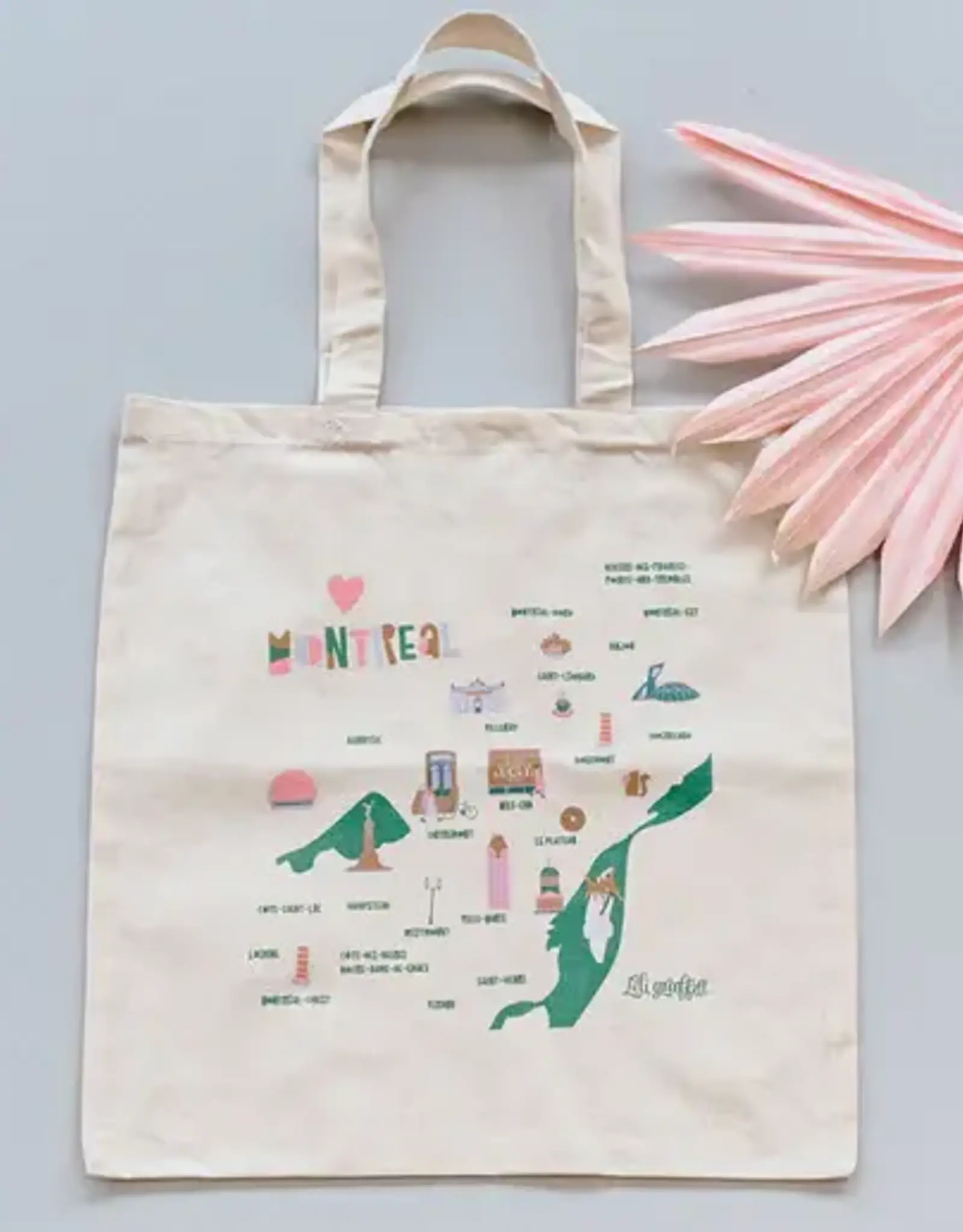 TOTE BAG : CARTE DE MONTRÉAL