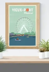 trip-poster AFFICHE: VIEUX-PORT MONTREAL 12x18