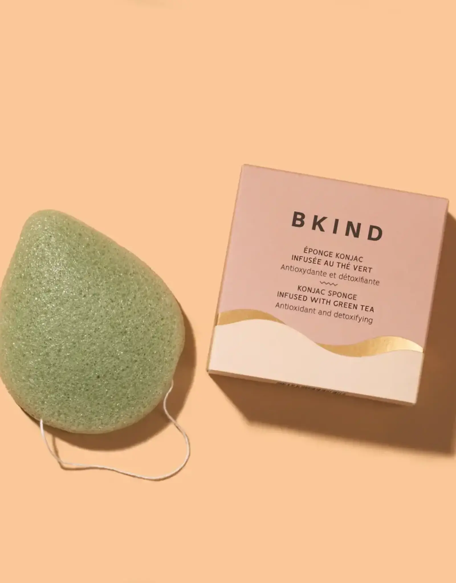 ÉPONGE KONJAC EN VRAC : THÉ VERT