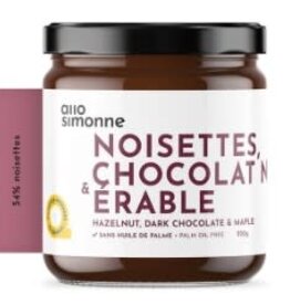 TARTINADE : NOISETTE, CHOCOLAT NOIR & ÉRABLE