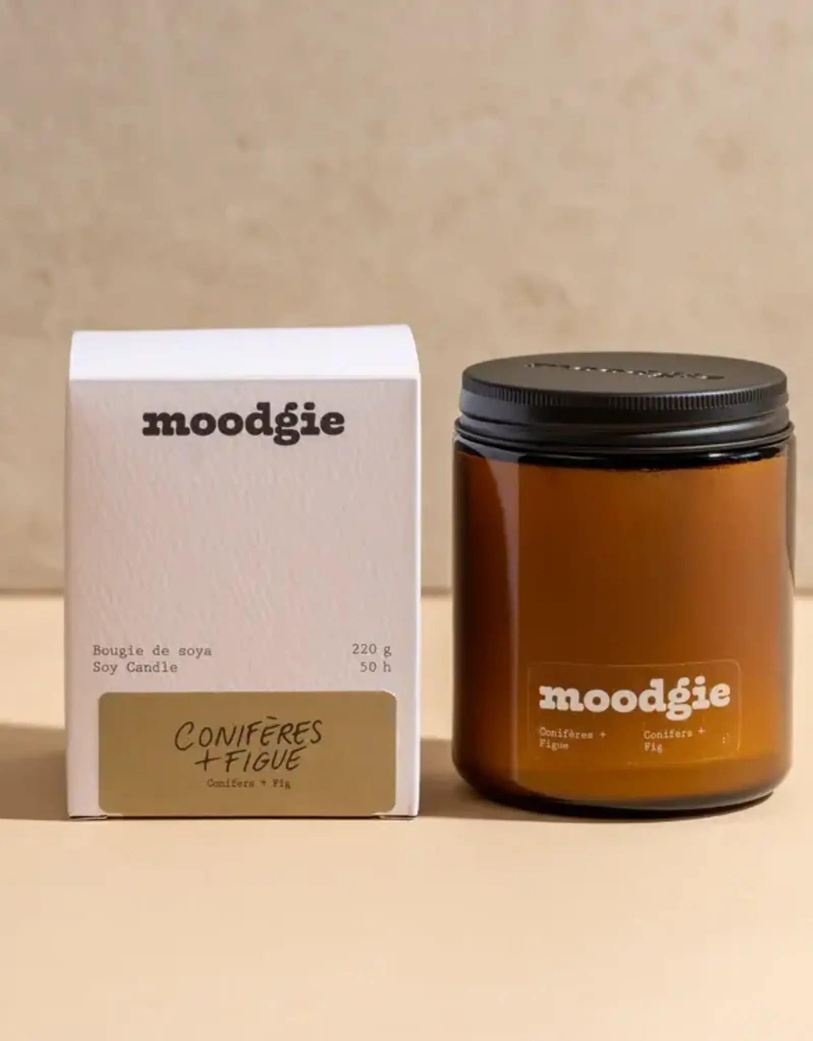 Moodgie BOUGIE : CONIFÈRES + FIGUE