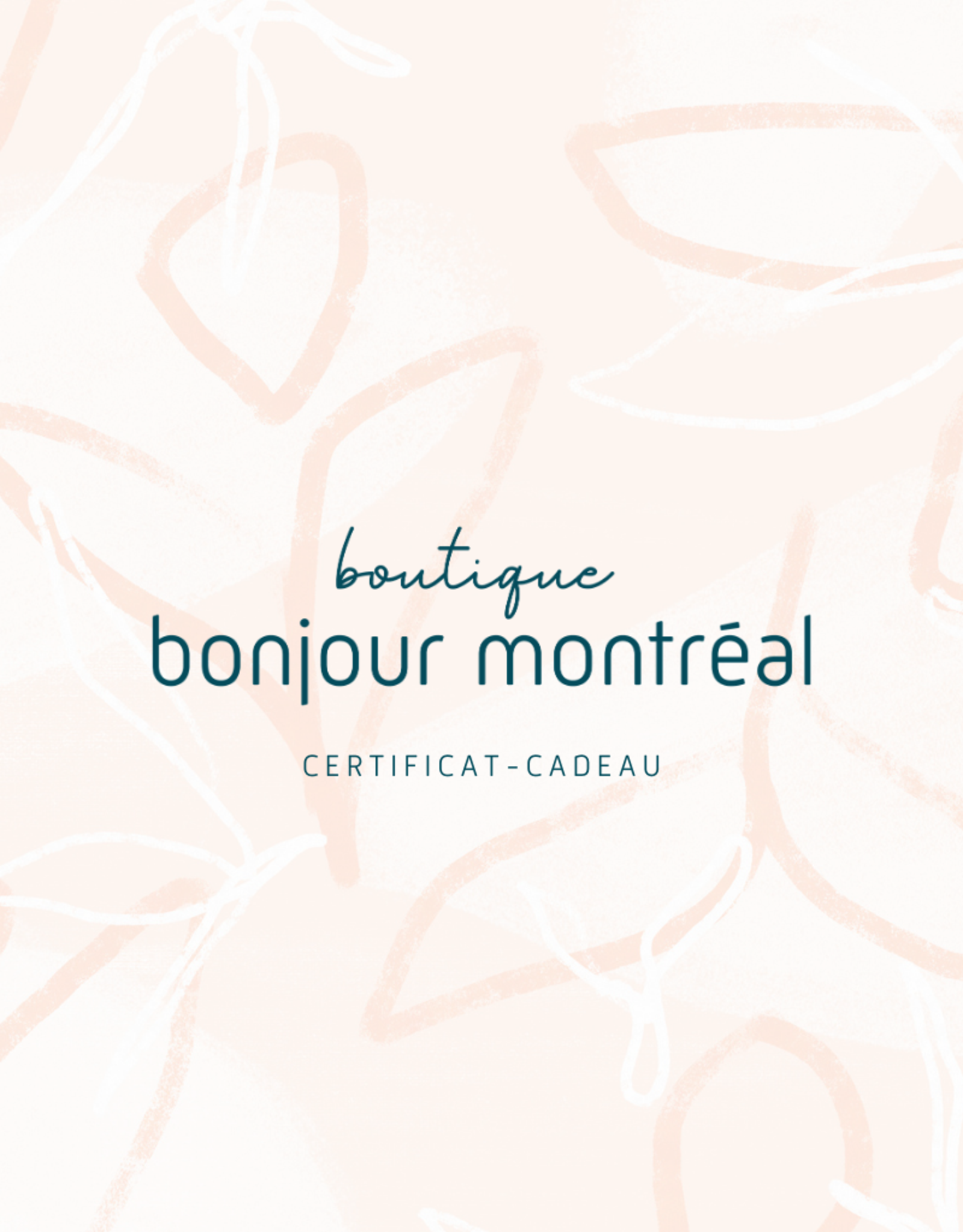 CERTIFICAT-CADEAU : 100$
