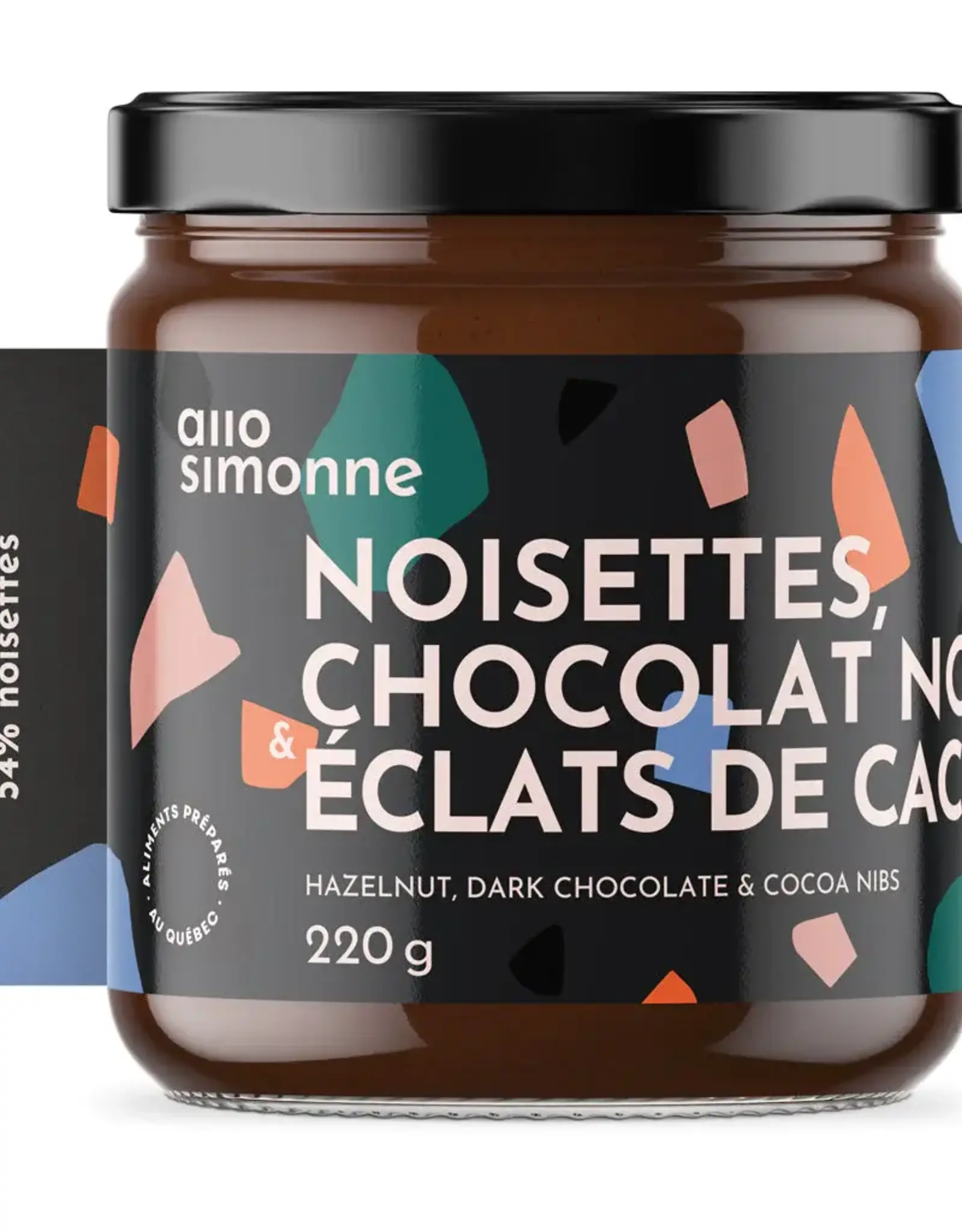 TARTINADE : NOISETTES, CHOCOLAT ET ÉCLATS DE CACAO