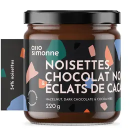 TARTINADE : NOISETTES, CHOCOLAT ET ÉCLATS DE CACAO