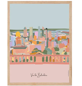 AFFICHE  : VUE DU BELVÉDÈRE 8x10