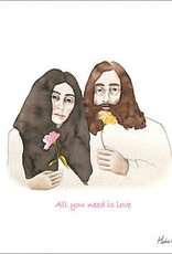 AFFICHE JOHN & YOKO : 8 X 10