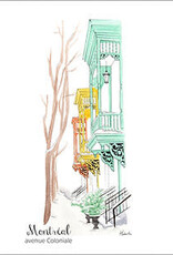 AFFICHE : AVENUE COLONIALE 8x10