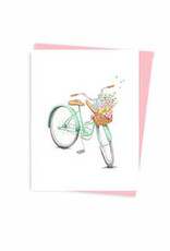 CARTE DE SOUHAITS BICYCLETTE
