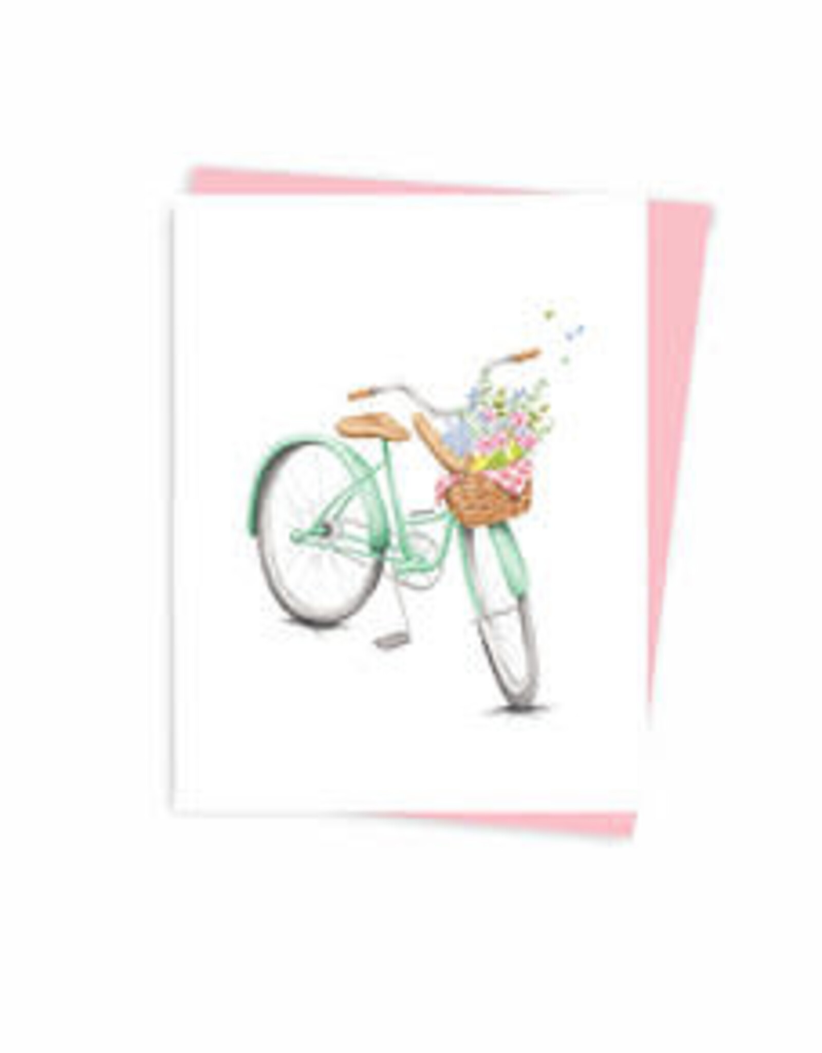 CARTE DE SOUHAITS BICYCLETTE