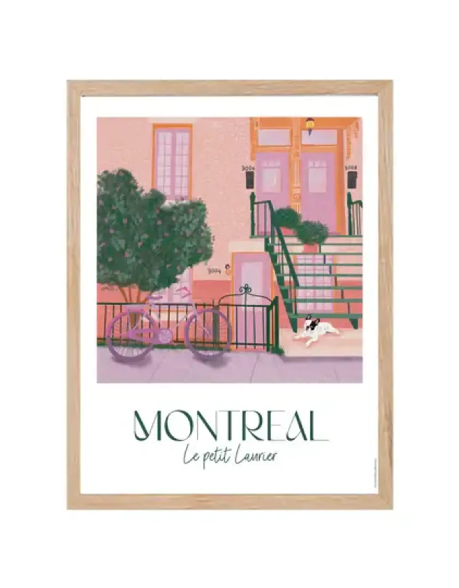 AFFICHE : LE PETIT LAURIER + BULLDOG 12x16